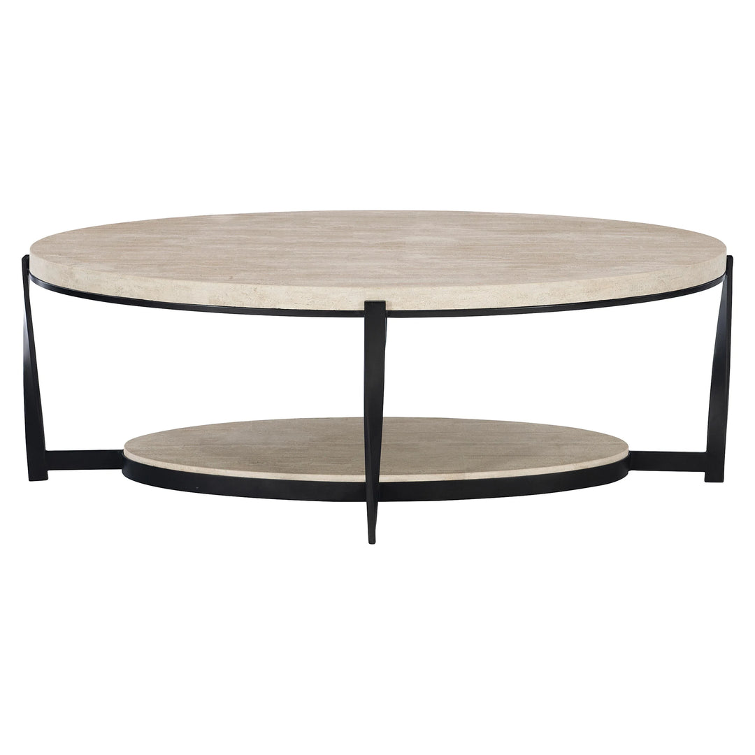 American Home Furniture Bernhardt Berkshire Oval Cocktail Table