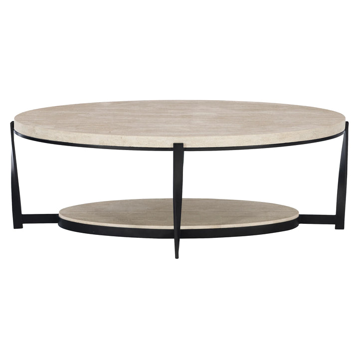 American Home Furniture Bernhardt Berkshire Oval Cocktail Table