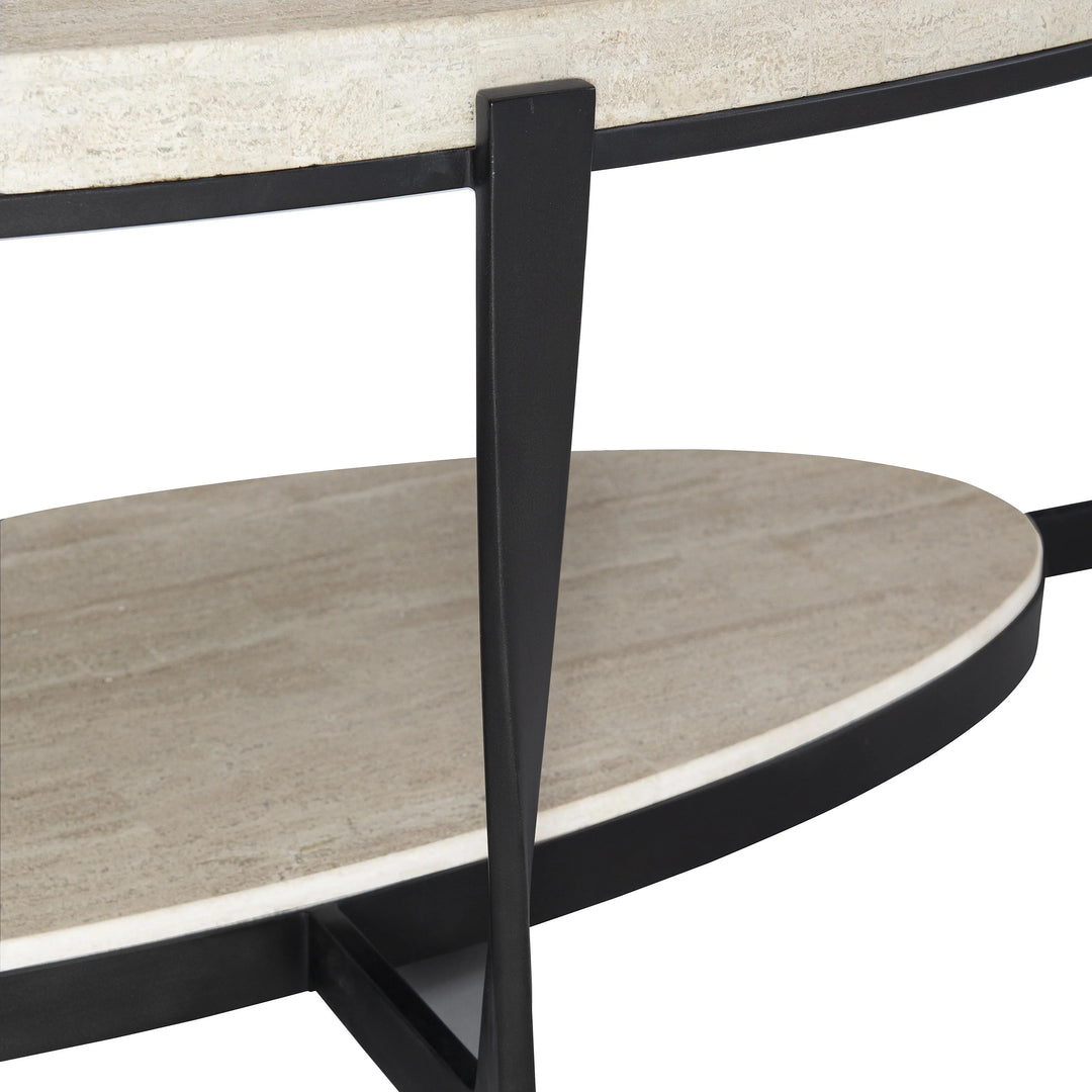 American Home Furniture Bernhardt Berkshire Oval Cocktail Table