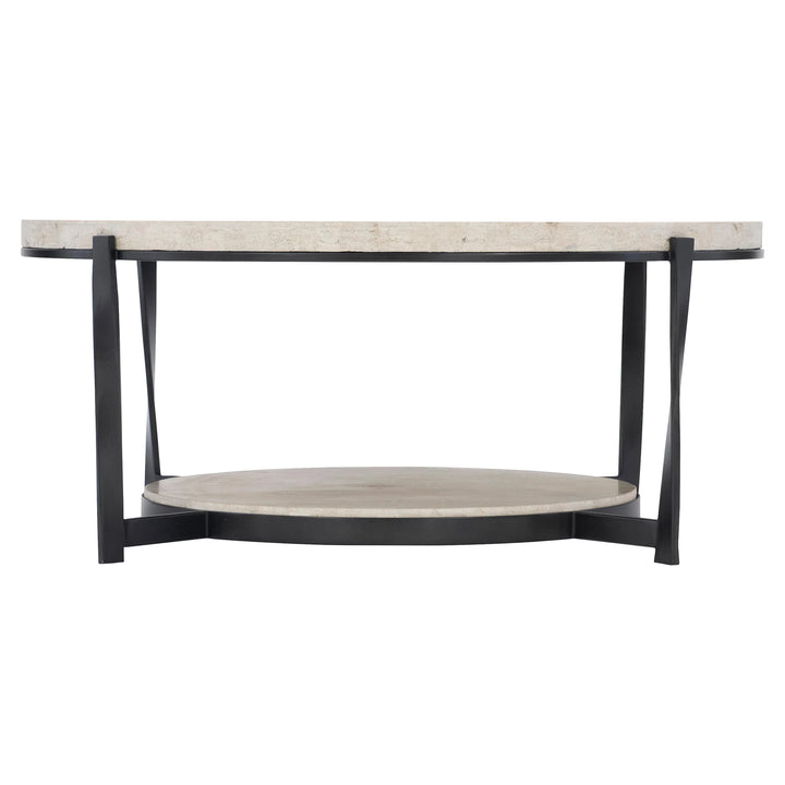 American Home Furniture Bernhardt Berkshire Round Cocktail Table
