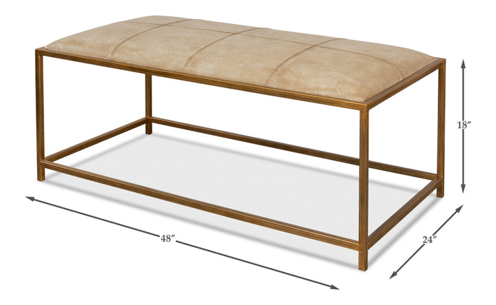 American Home Furniture | Sarreid - Montvale Coffee Table/Bench