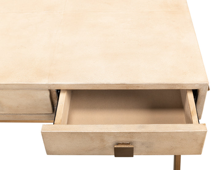 American Home Furniture | Sarreid - Stuart Leather Desk