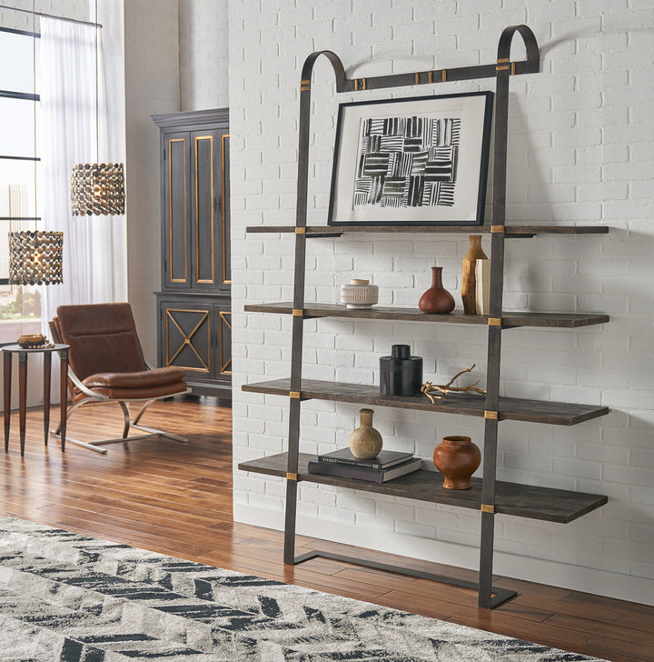 American Home Furniture | Sarreid - The Shepard's Crook Book Shelf