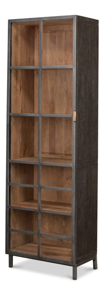 American Home Furniture | Sarreid - A Gem Of A Handle Display Cabinet - Left 