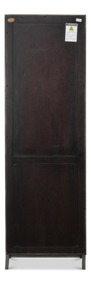 American Home Furniture | Sarreid - A Gem Of A Handle Display Cabinet - Left 