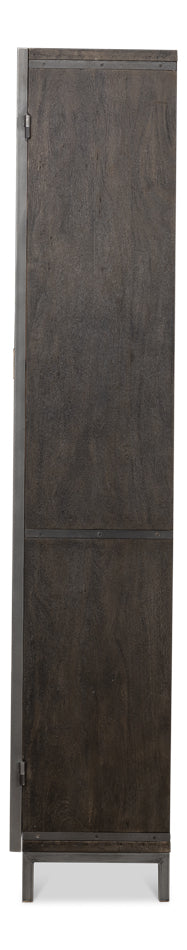 American Home Furniture | Sarreid - A Gem Of A Handle Display Cabinet - Left 