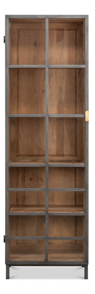 American Home Furniture | Sarreid - A Gem Of A Handle Display Cabinet - Left 