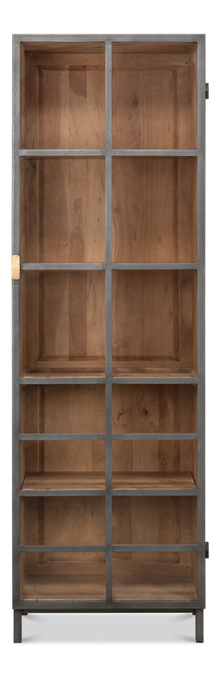 American Home Furniture | Sarreid - A Gem Of A Handle Display Cabinet Right 1
