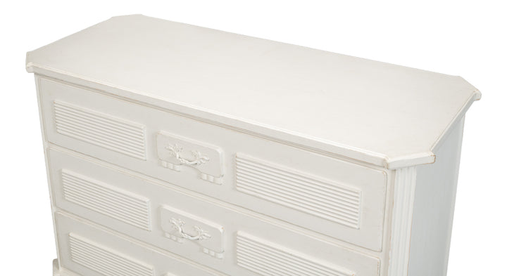 American Home Furniture | Sarreid - Altus Commode - Antique White