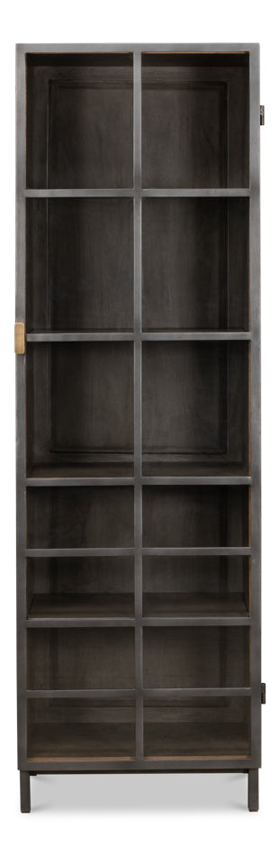 American Home Furniture | Sarreid - A Gem Of A Handle Display Cabinet Right 2