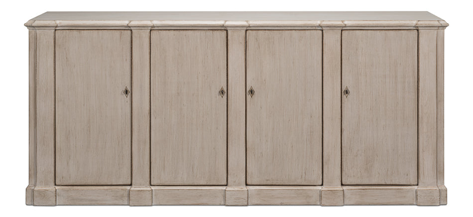 American Home Furniture | Sarreid - Villefranche Sideboard - Stone Grey