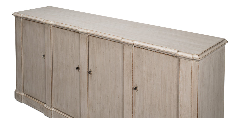 American Home Furniture | Sarreid - Villefranche Sideboard - Stone Grey