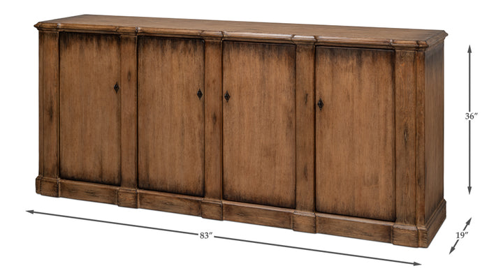 American Home Furniture | Sarreid - Villefranche Sideboard - Brown