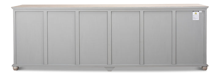 American Home Furniture | Sarreid - Six Diamonds Sideboard - French Grey