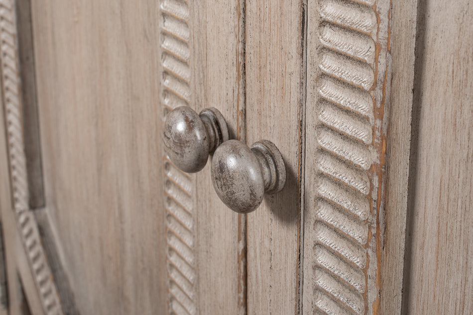 American Home Furniture | Sarreid - Six Diamonds Sideboard - French Grey