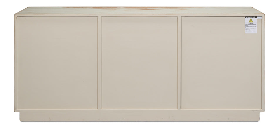 American Home Furniture | Sarreid - Louvered Sideboard - Sage