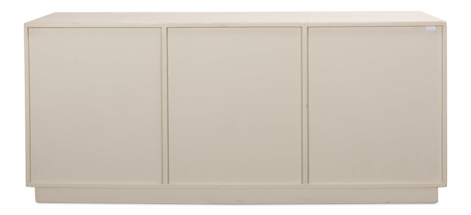 American Home Furniture | Sarreid - Louvered Sideboard - Whitewash