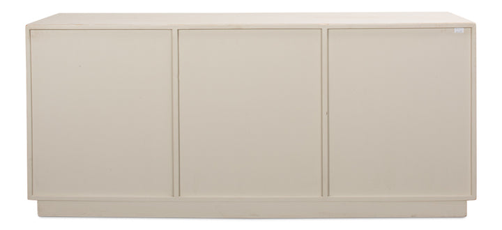 American Home Furniture | Sarreid - Louvered Sideboard - Whitewash