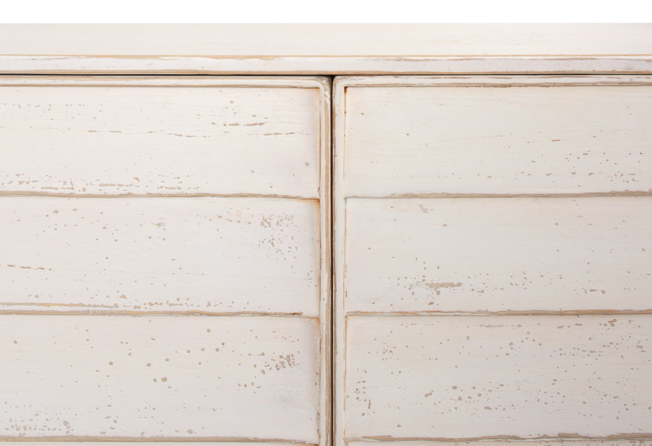 American Home Furniture | Sarreid - Louvered Sideboard - Whitewash