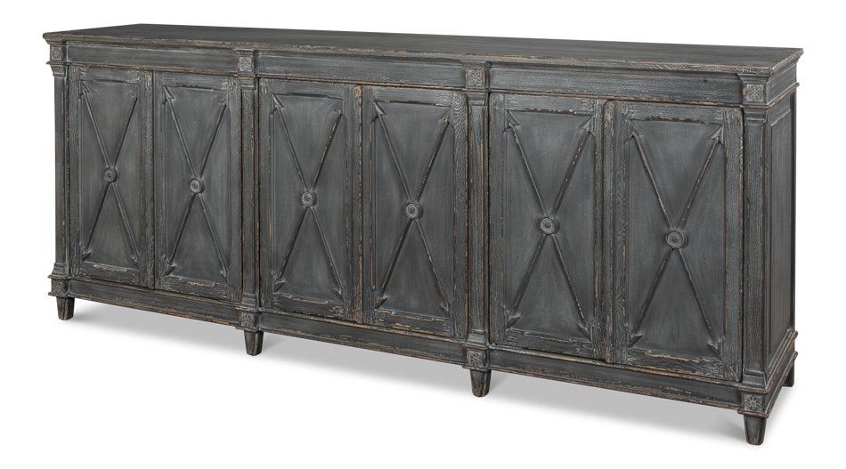 Sarreid Marksman Sideboard - Concrete Grey SIDEBOARDS + CREDENZAS