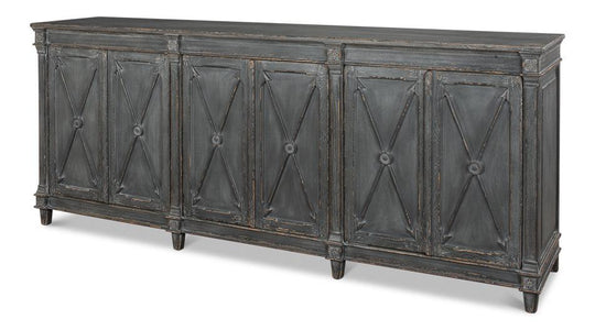 Sarreid Marksman Sideboard - Concrete Grey SIDEBOARDS + CREDENZAS