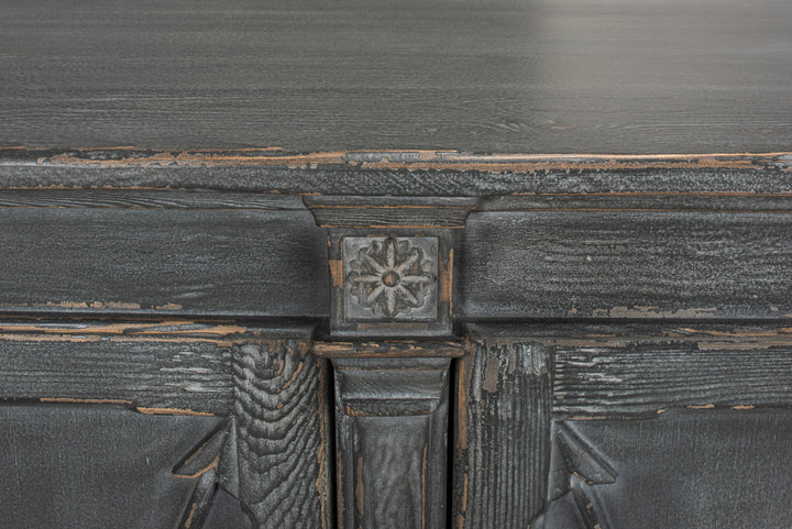 American Home Furniture | Sarreid - Marksman Sideboard - Concrete Grey