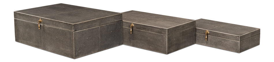 American Home Furniture | Sarreid - Cosmos Nesting Boxes - Set Of Three