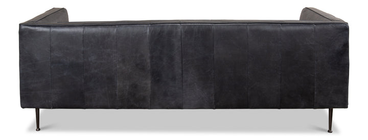 American Home Furniture | Sarreid - Lexington Sofa Nottinghill Grey Leather