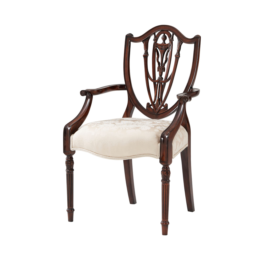 American Home Furniture | Theodore Alexander - The Hidden Vase Armchair - Set Of 2