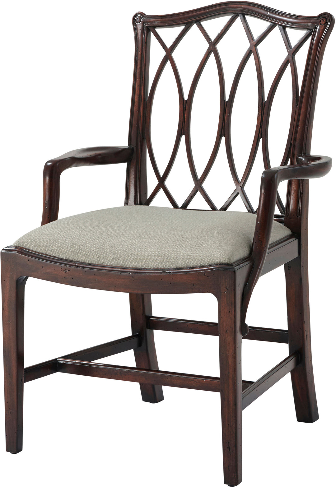 American Home Furniture | Theodore Alexander - The Trellis Dining Armchair - Set Of 2