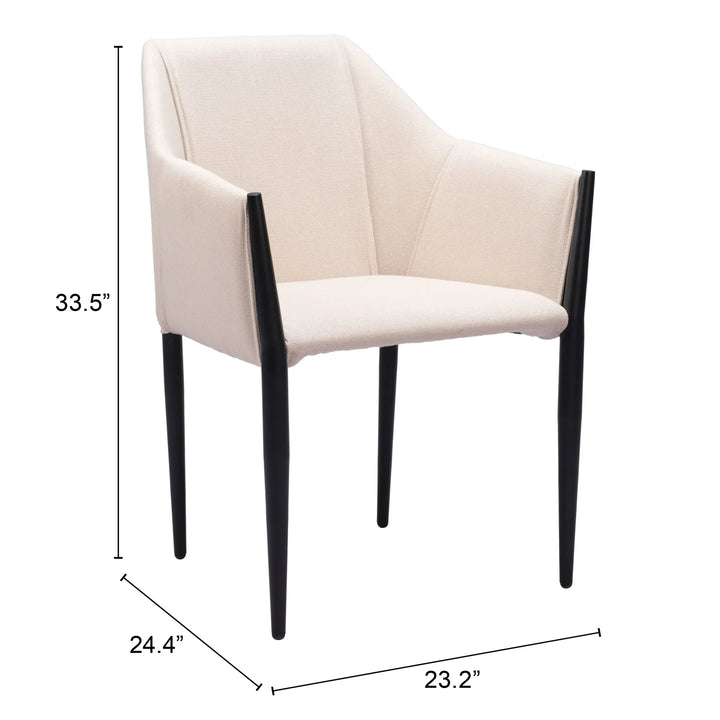 Andover Dining Chair (Set of 2) Beige - AmericanHomeFurniture