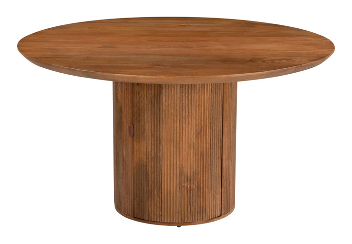 Izola Dining Table Brown - AmericanHomeFurniture