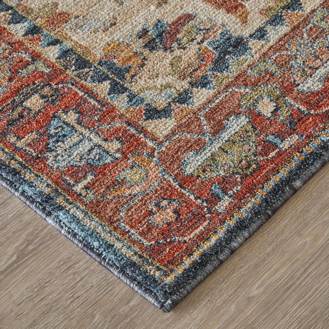 Rectangle/Ivory-Red