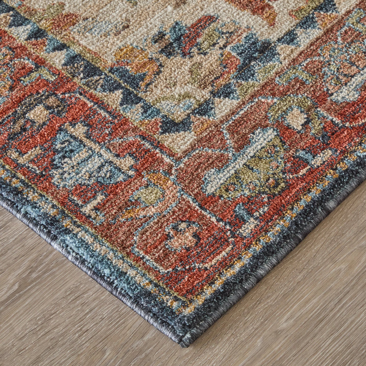 Rectangle/Ivory-Red