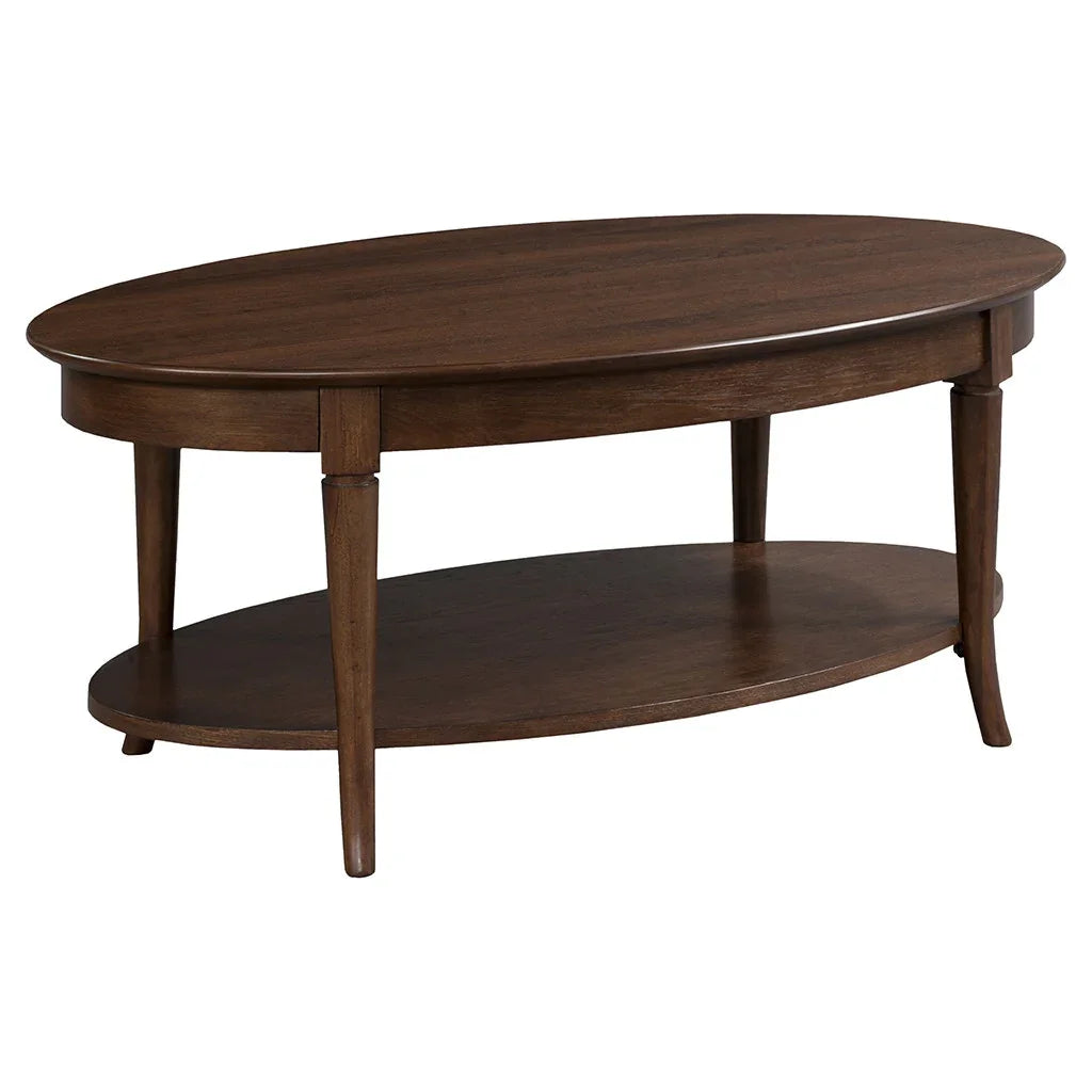 American Home Furniture Fairfield Chair Campaigna Oval Cocktail Table