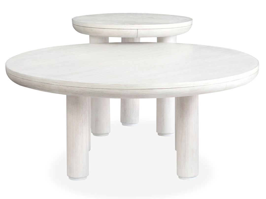 Sunset Cove Moonlight Pearl Nesting Cocktail Table With Casters - T5879-52
