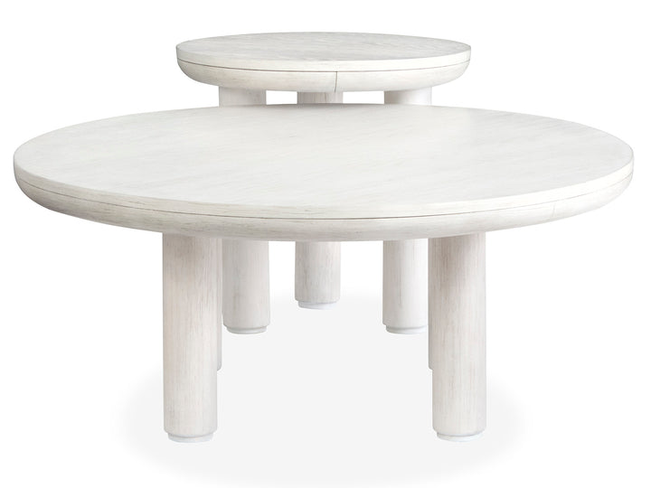 Sunset Cove Moonlight Pearl Nesting Cocktail Table With Casters - T5879-52
