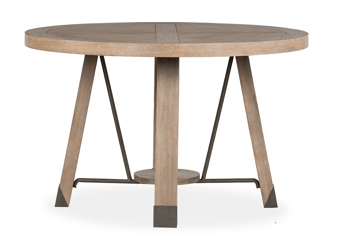 Ainsley Cerused Khaki 48" Round Dining Table - D5333-22