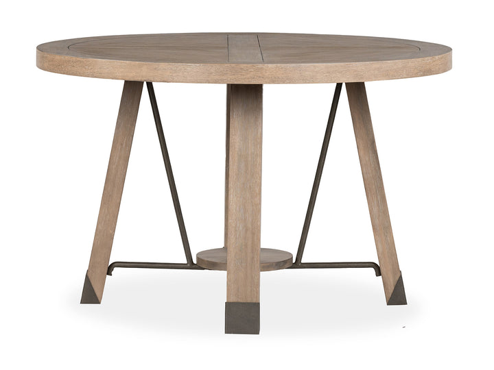 Ainsley Cerused Khaki 48" Round Dining Table - D5333-22