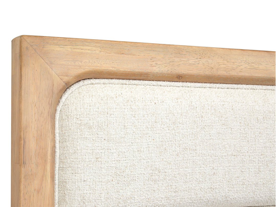 Somerset Butternut California King Upholstered Panel Bed - B5684-75