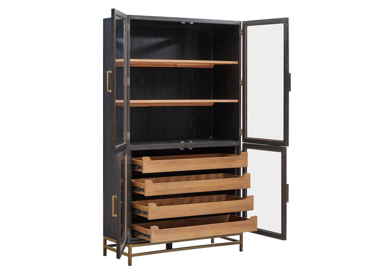 Lindon Coffee Bean Two Tone Cabinet - D5570-01B