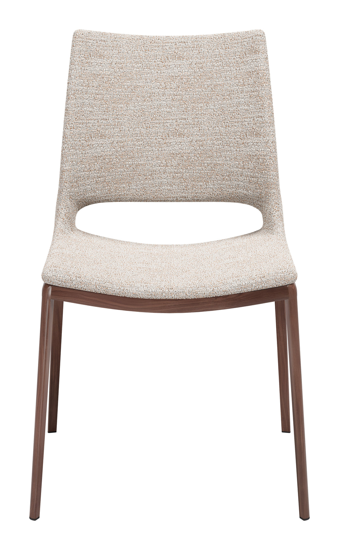 Ace Dining Chair (Set of 2) Beige & Walnut - VIV101282