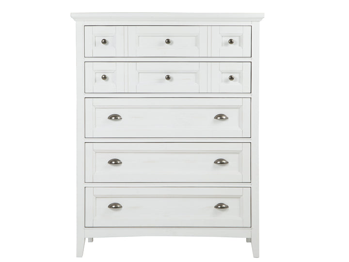 Heron Cove Chalk White And Dovetail Grey Drawer Chest - B4400-10
