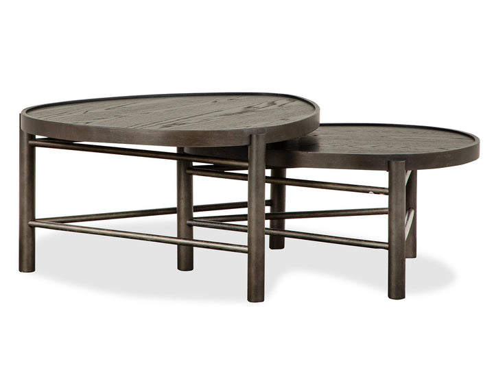 Hadleigh Black Coffee Bean Shaped Nesting Cocktail Table - T5711-52