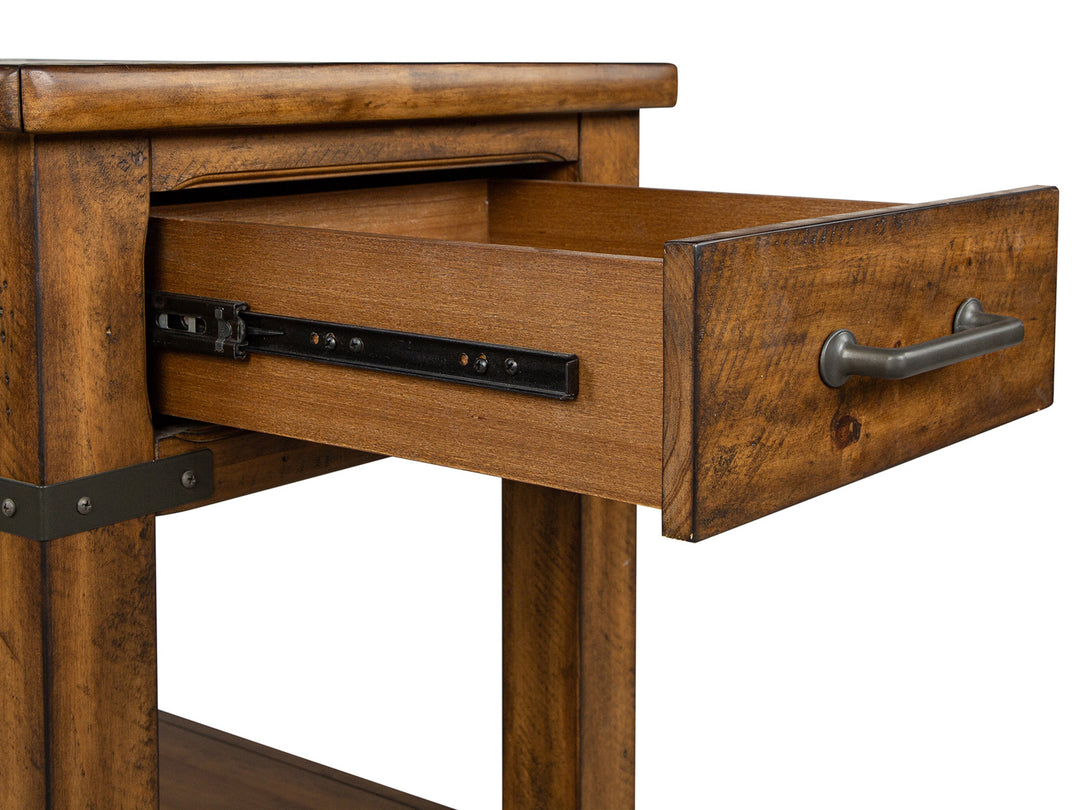Chesterfield Farmhouse Timber Rectangular End Table - T4717-03