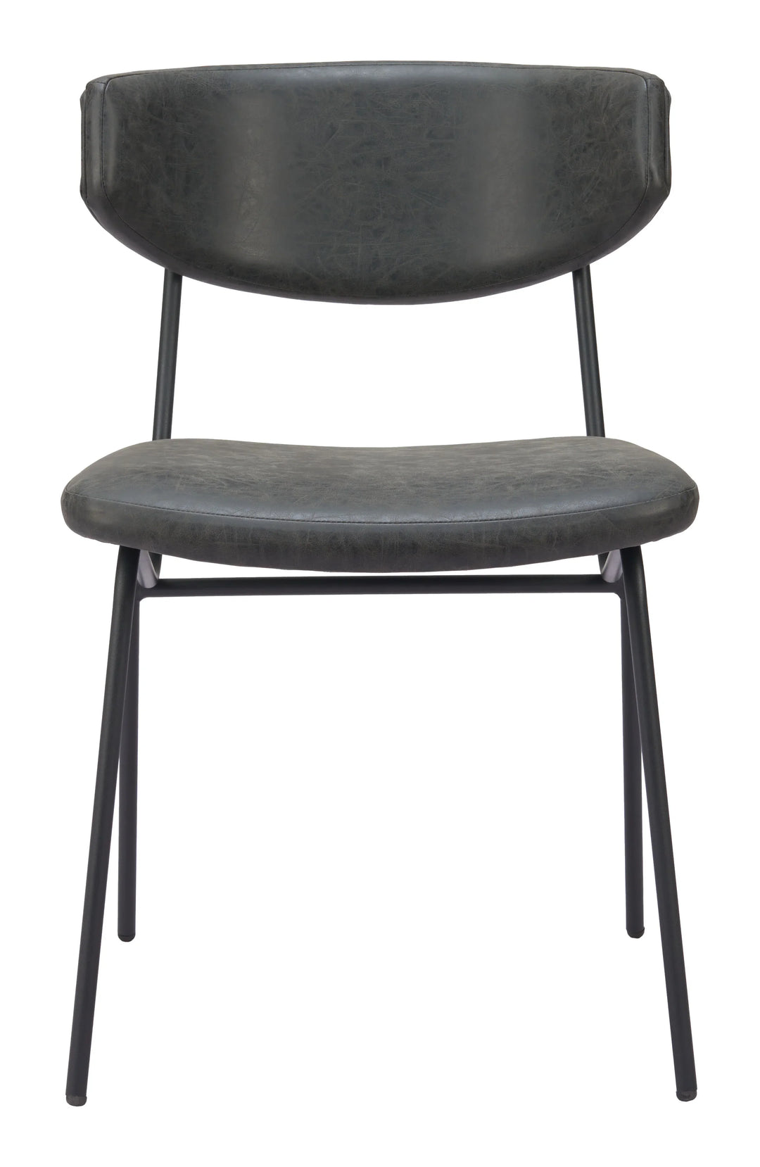 Charon Dining Chair (Set of 2) Vintage Black - AmericanHomeFurniture