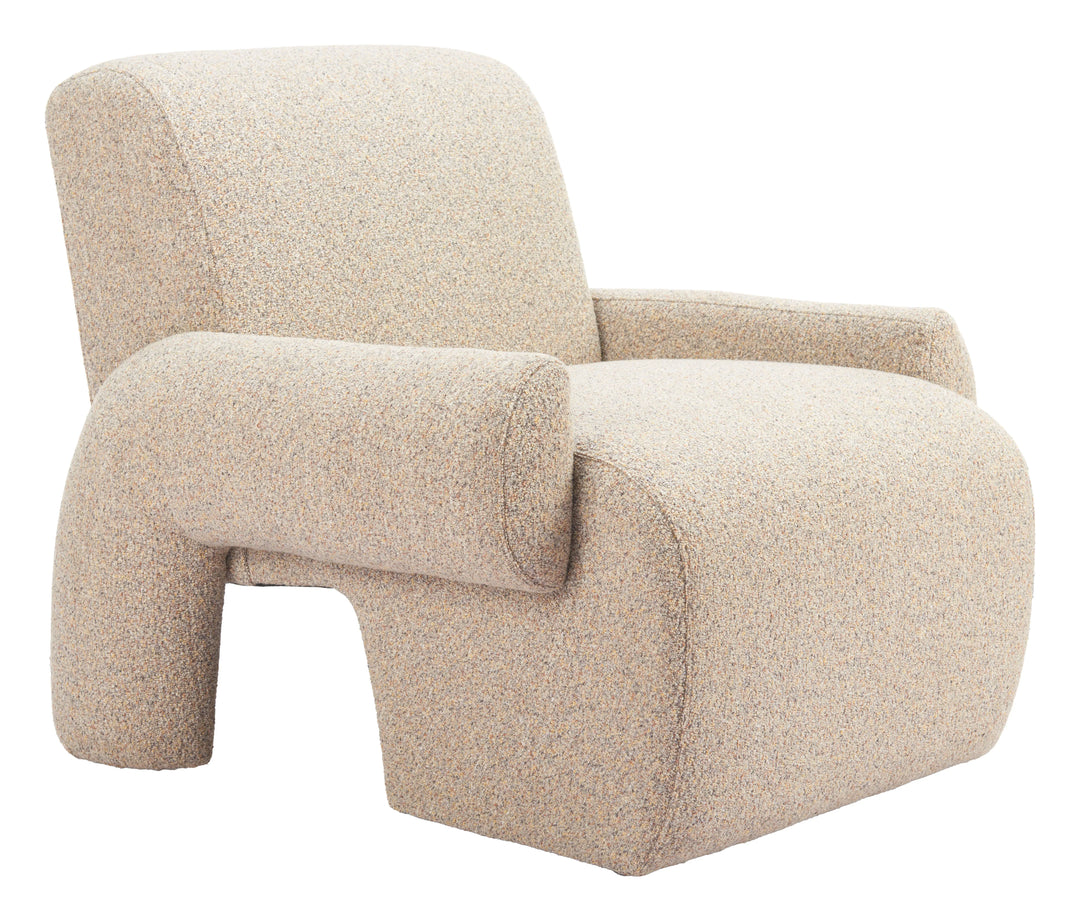 Rura Accent Chair Heathered Beige - AmericanHomeFurniture