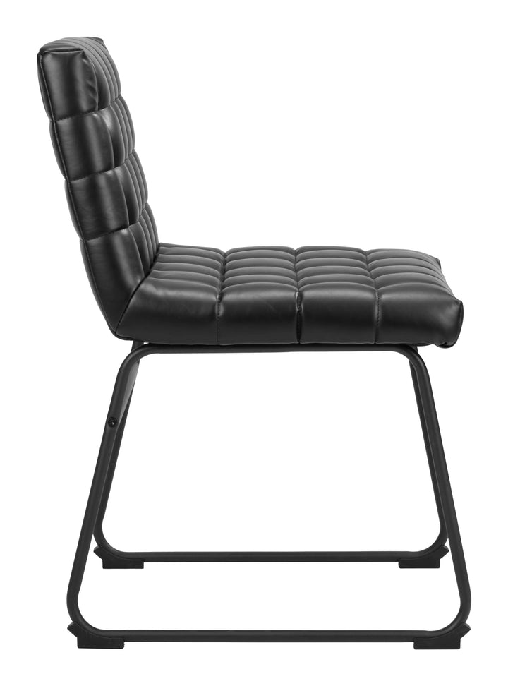 Pago Dining Chair (Set of 2) Black - AmericanHomeFurniture