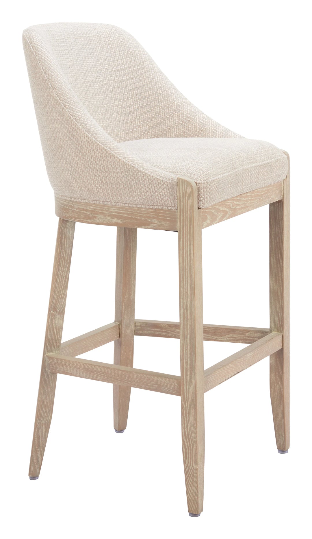 Calmo Barstool Beige - AmericanHomeFurniture