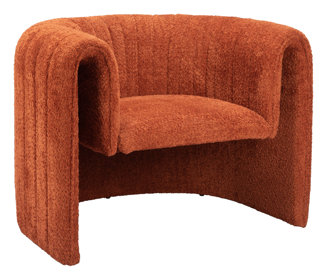 Viana Accent Chair Burnt Orange - AmericanHomeFurniture